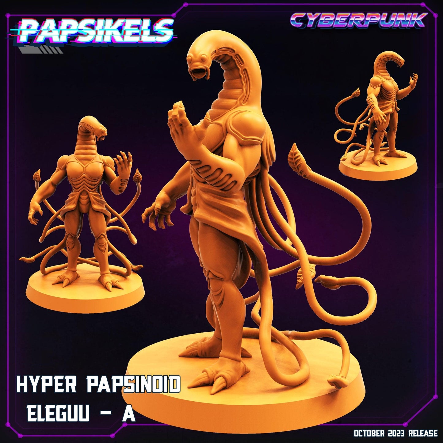 3D Printed Papsikels Eleguu A Hyper Papsinoid Eleguu Set 28mm 32mm