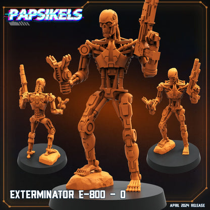 3D Printed Papsikels Exterminator E 800 Set Democracy Troopers SciFi Set 28mm 32mm