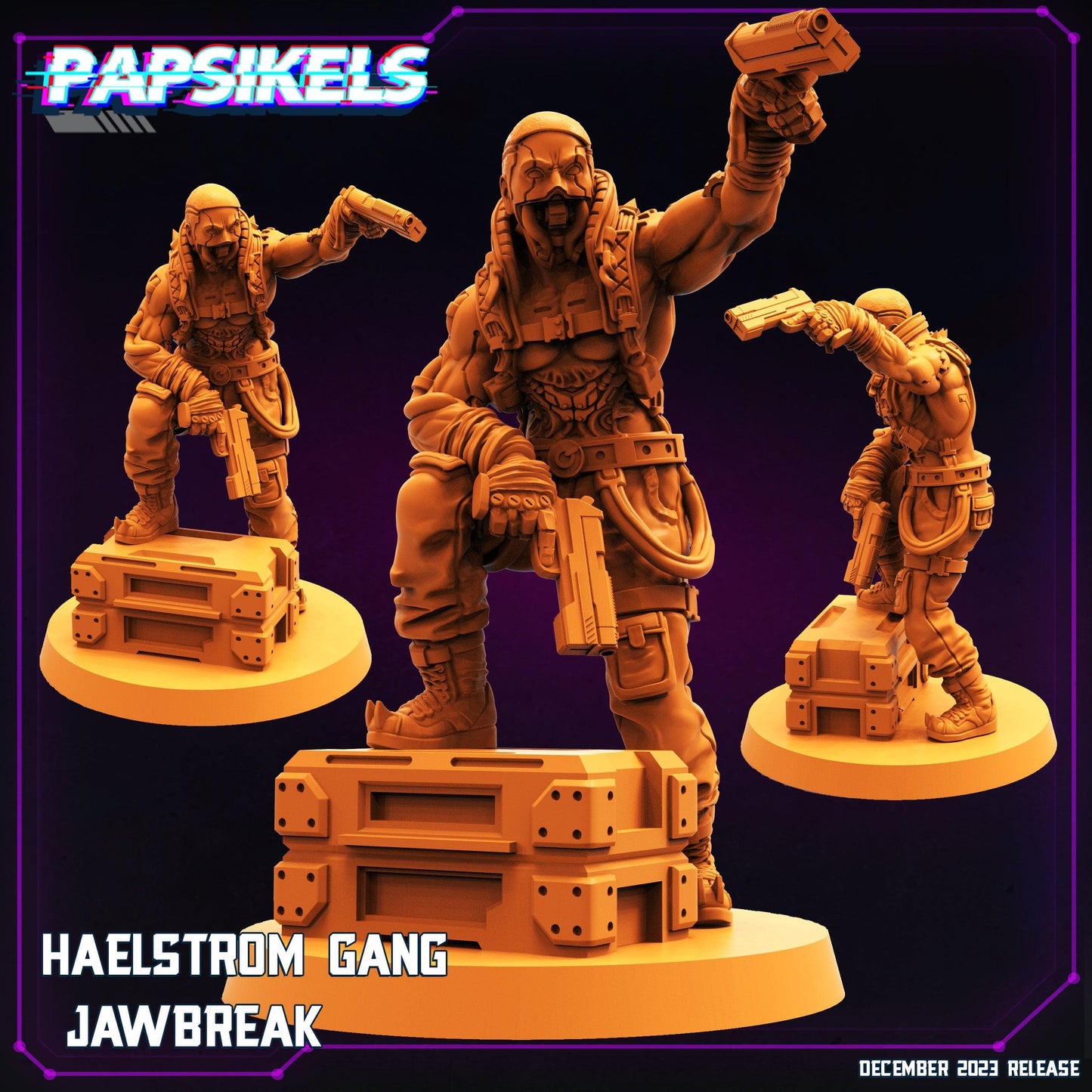 3D Printed Papsikels Haelstrom Gang Set 28mm 32mm