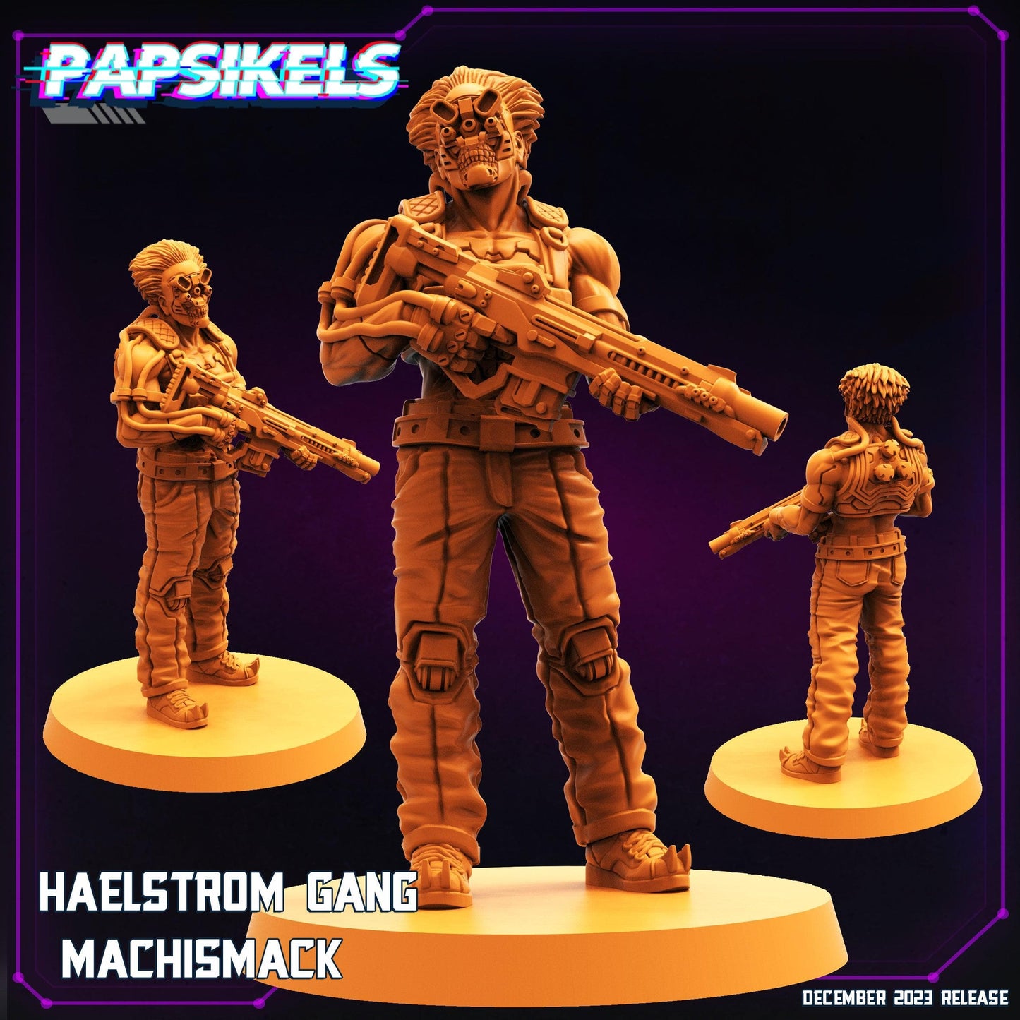3D Printed Papsikels Haelstrom Gang Set 28mm 32mm