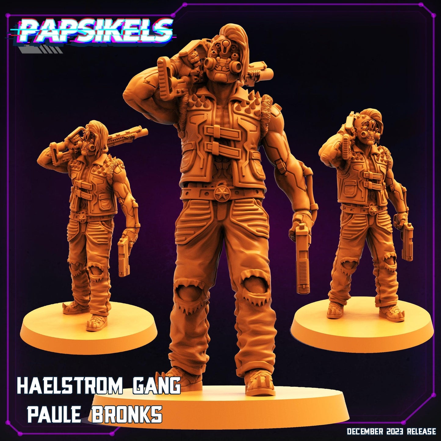 3D Printed Papsikels Haelstrom Gang Set 28mm 32mm
