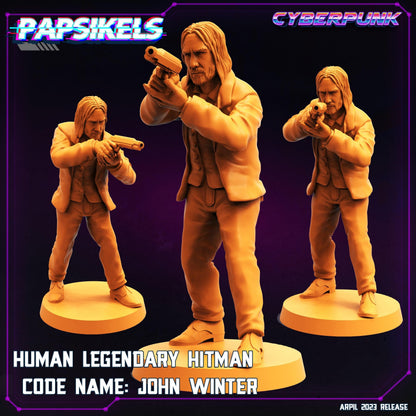 3D Printed Papsikels - Human Gunslinger Set - 28mm 32mm