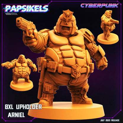 3D Printed Papsikels July 2023 - Cyberpunk 8XL Upholder Set 28mm 32mm
