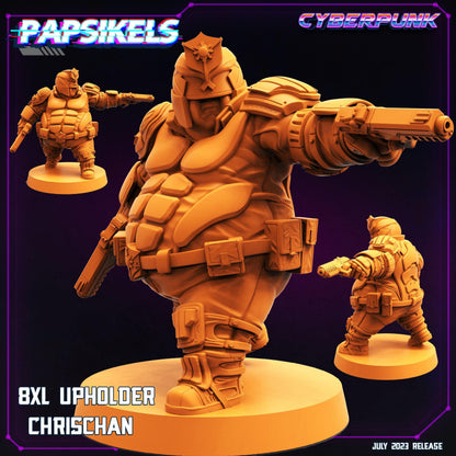 3D Printed Papsikels July 2023 - Cyberpunk 8XL Upholder Set 28mm 32mm