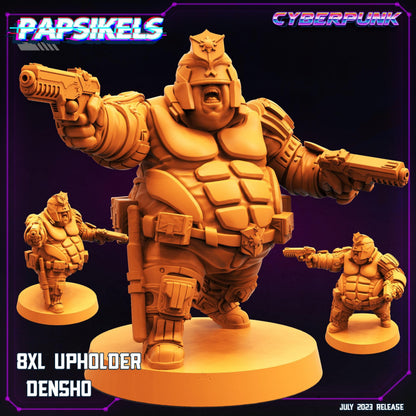 3D Printed Papsikels July 2023 - Cyberpunk 8XL Upholder Set 28mm 32mm