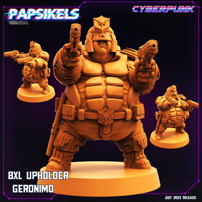 3D Printed Papsikels July 2023 - Cyberpunk 8XL Upholder Set 28mm 32mm