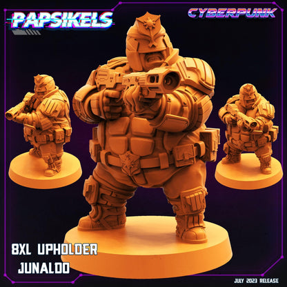 3D Printed Papsikels July 2023 - Cyberpunk 8XL Upholder Set 28mm 32mm