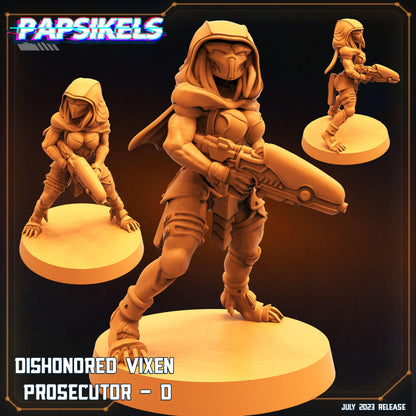 3D Printed Papsikels July 2023 - Xeno Wars Dishonored Vixen Persecutor Squad Set 28mm 32mm