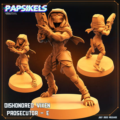 3D Printed Papsikels July 2023 - Xeno Wars Dishonored Vixen Persecutor Squad Set 28mm 32mm