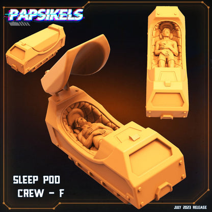 3D Printed Papsikels July 2023 - Xeno Wars Hybernating Station Set 28mm 32mm