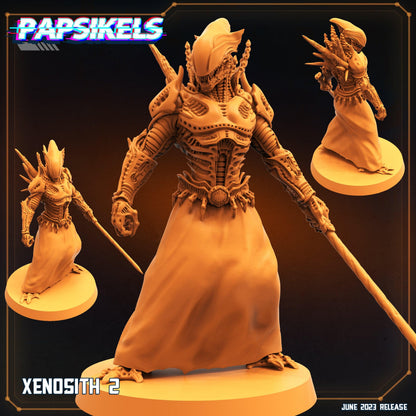3D Printed Papsikels June 2023 Scifi - Aliens Vs Humans Part 5 Xenosith Set 28mm 32mm