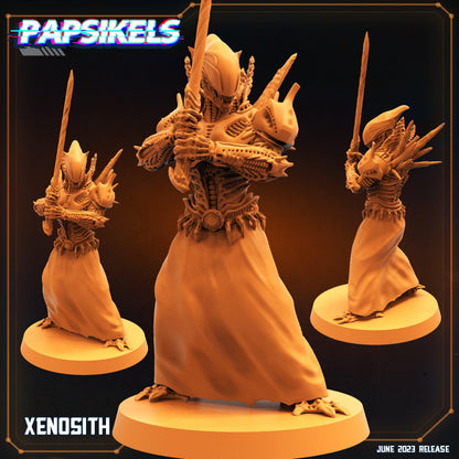 3D Printed Papsikels June 2023 Scifi - Aliens Vs Humans Part 5 Xenosith Set 28mm 32mm