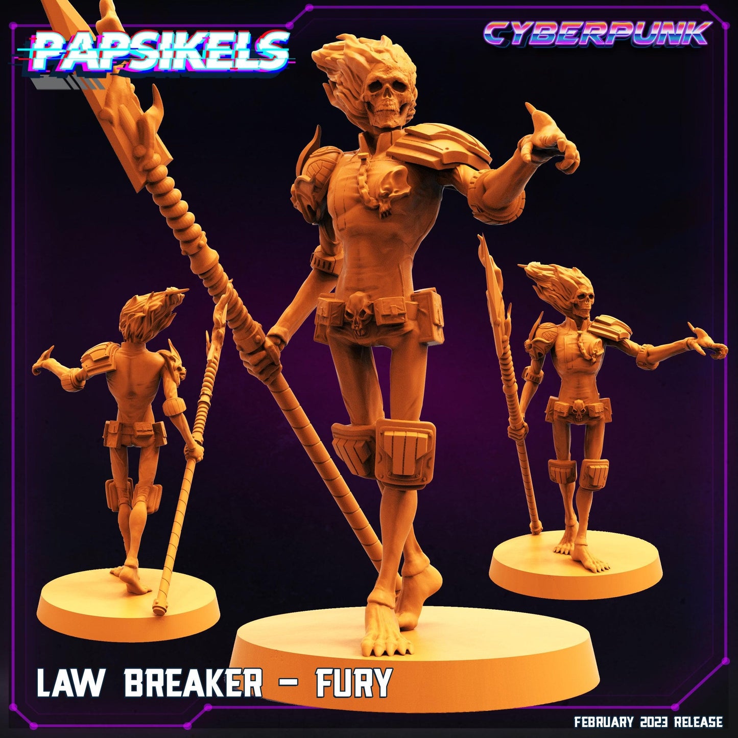 3D Printed Papsikels - Law Breaker Set - 28mm 32mm