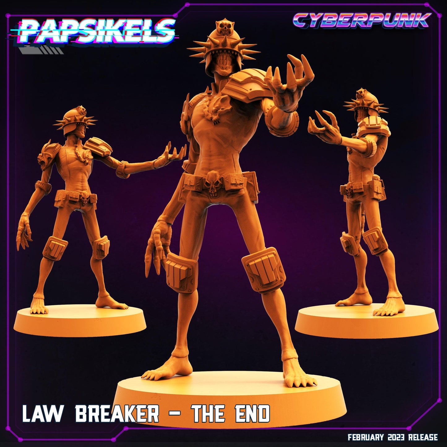 3D Printed Papsikels - Law Breaker Set - 28mm 32mm
