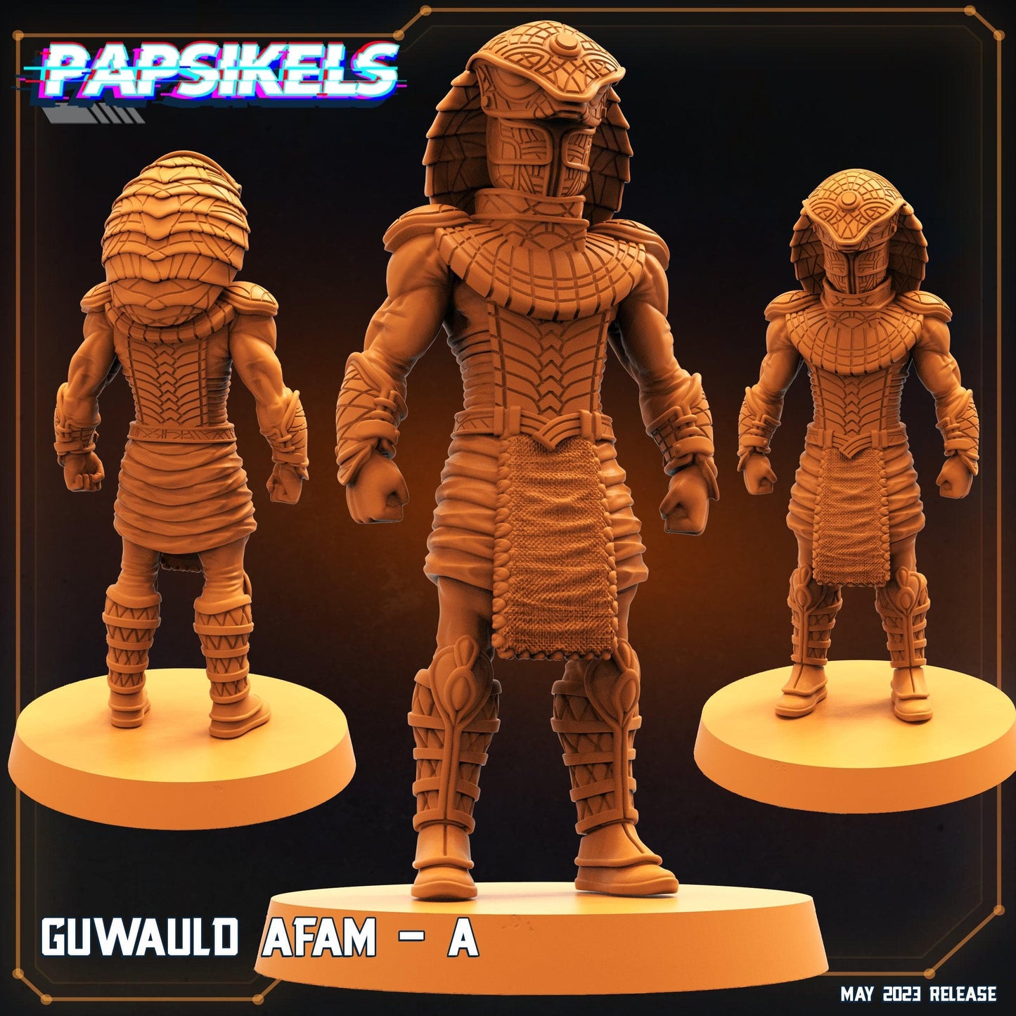 3D Printed Papsikels May 2023 Scifi - Star Entrance - Into The Multi World Set Afam Body Set 28mm 32mm