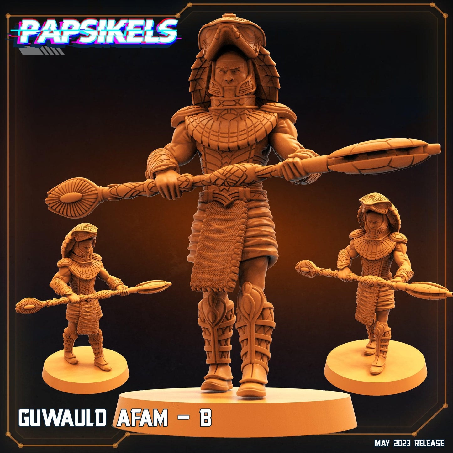 3D Printed Papsikels May 2023 Scifi - Star Entrance - Into The Multi World Set Afam Body Set 28mm 32mm