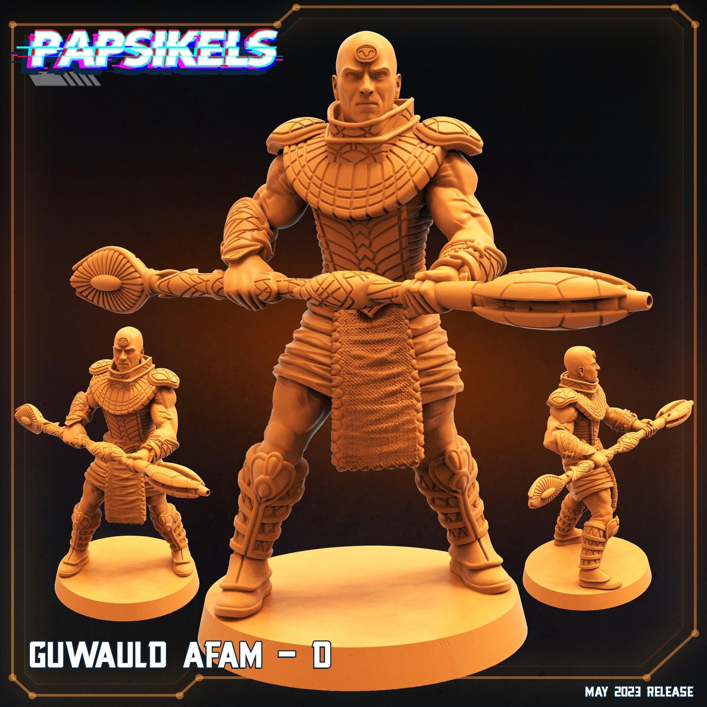 3D Printed Papsikels May 2023 Scifi - Star Entrance - Into The Multi World Set Afam Body Set 28mm 32mm