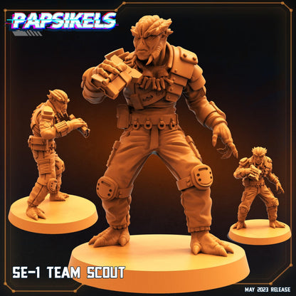 3D Printed Papsikels May 2023 Scifi - Star Entrance - Into The Multi World Set SE-1 Team 28mm 32mm