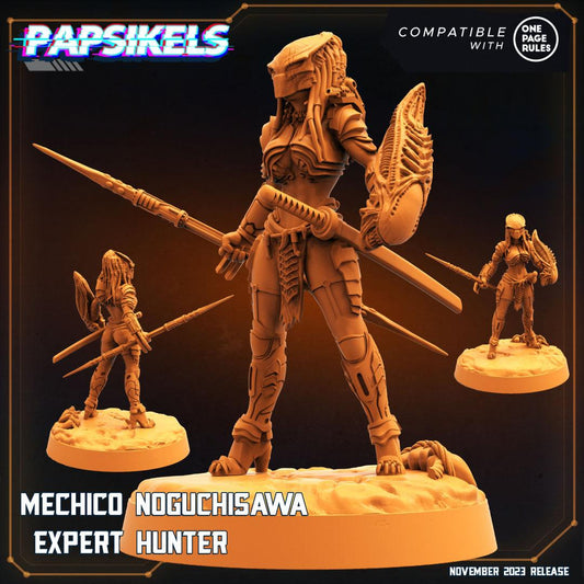 3D Printed Papsikels Mechico Noguchisawa Human Hunter Set Skull Hunters Army Bundle 2 28mm 32mm