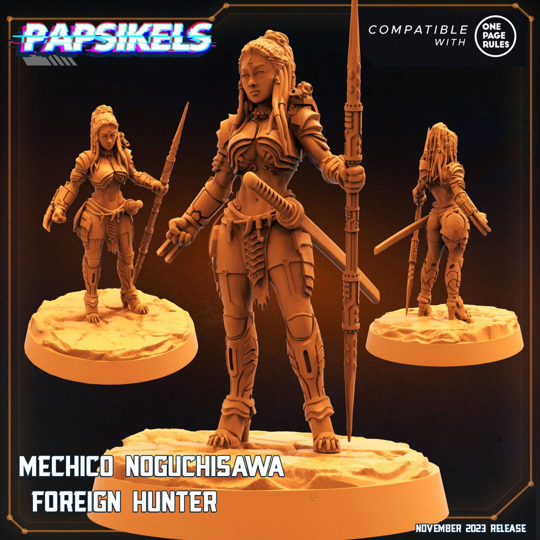 3D Printed Papsikels Mechico Noguchisawa Human Hunter Set Skull Hunters Army Bundle 2 28mm 32mm