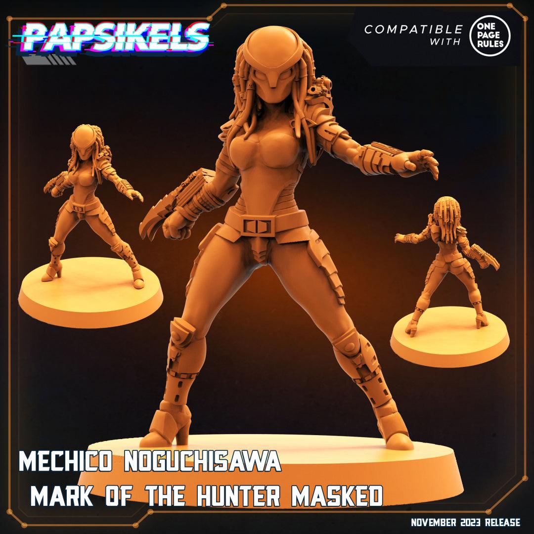 3D Printed Papsikels Mechico Noguchisawa Human Hunter Set Skull Hunters Army Bundle 2 28mm 32mm