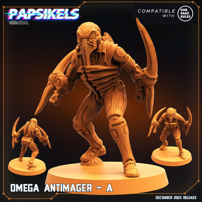 3D Printed Papsikels Omega Antimagers 28mm 32mm
