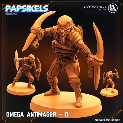 3D Printed Papsikels Omega Antimagers 28mm 32mm