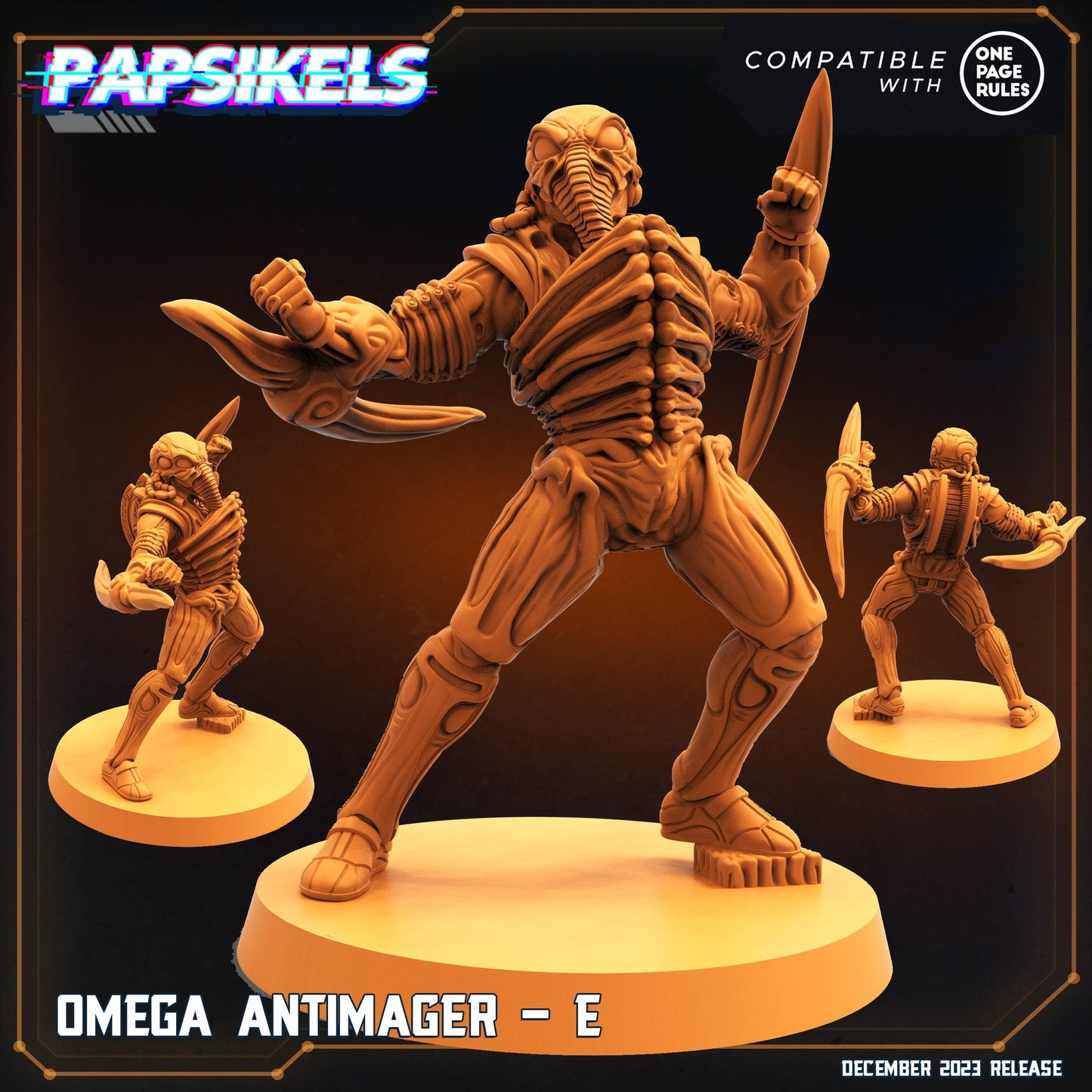 3D Printed Papsikels Omega Antimagers 28mm 32mm