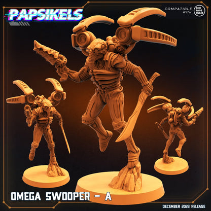 3D Printed Papsikels Omega Swoopers 28mm 32mm