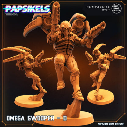 3D Printed Papsikels Omega Swoopers 28mm 32mm