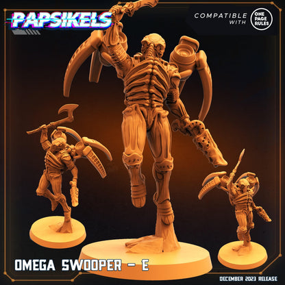 3D Printed Papsikels Omega Swoopers 28mm 32mm