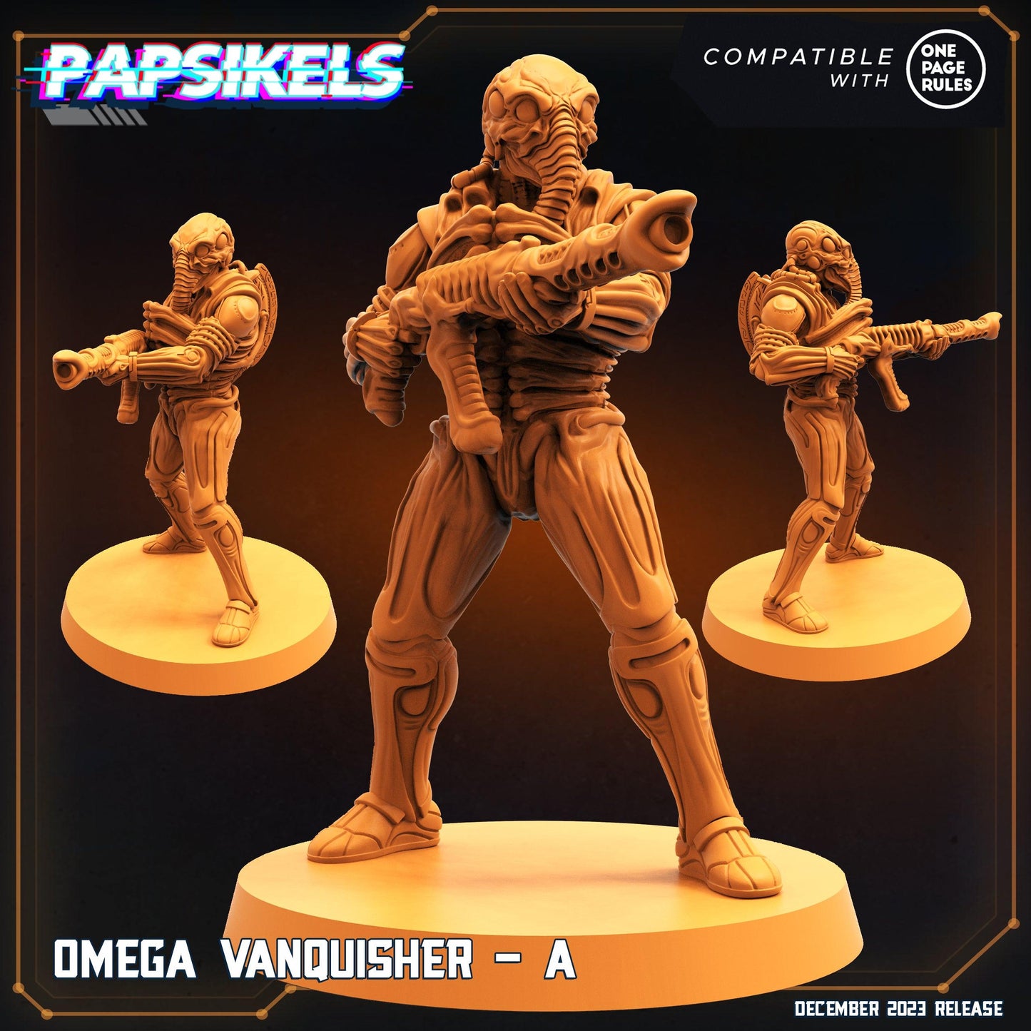 3D Printed Papsikels Omega Vanquishers 28mm 32mm