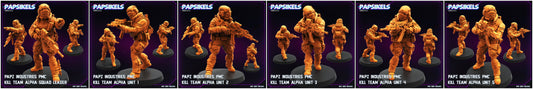 3D Printed Papsikels Papz Industries Pmc Kill Team Set May 2024 Cyberpunk 28mm 32mm