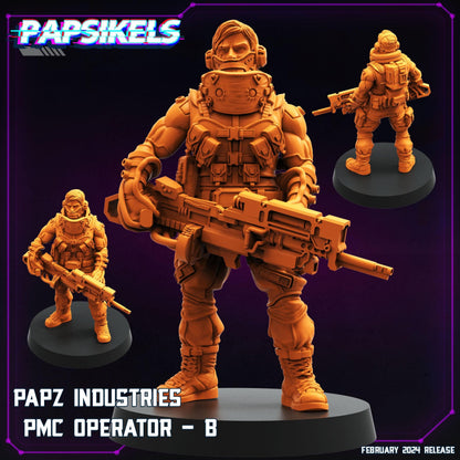 3D Printed Papsikels Papz Industries Pmc Operators Set 28mm 32mm