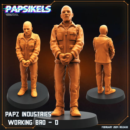 3D Printed Papsikels Papz Industries Working Bros Set 1 28mm 32mm