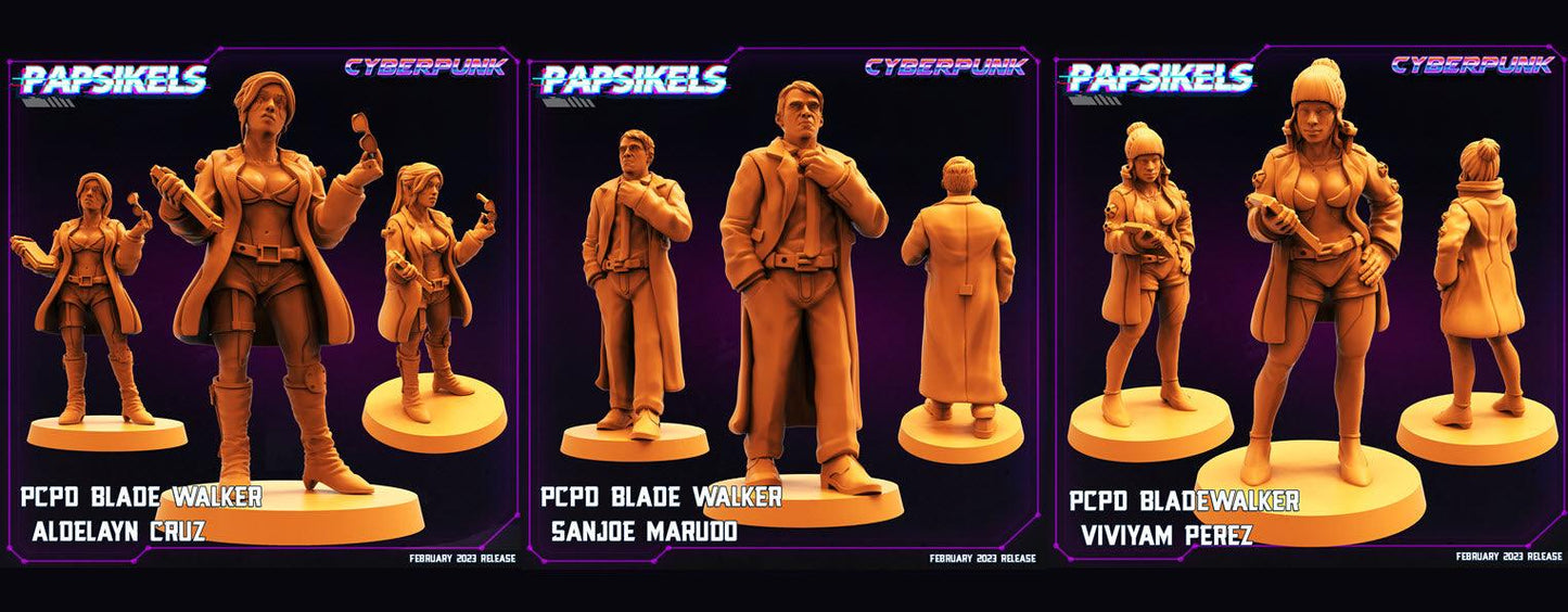 3D Printed Papsikels - Pcpd Blade Walker Set - 28mm 32mm