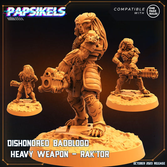 3D Printed Papsikels Raktor Dishonored Badblood Skullhunter Mastab 28mm 32mm