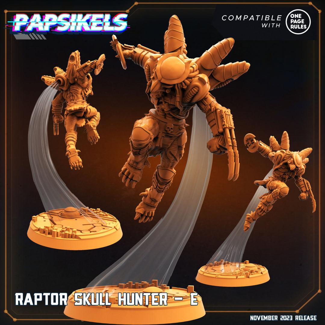 3D Printed Papsikels Raptor Skull Hunters Set Skull Hunters Army Bundle 2 28mm 32mm