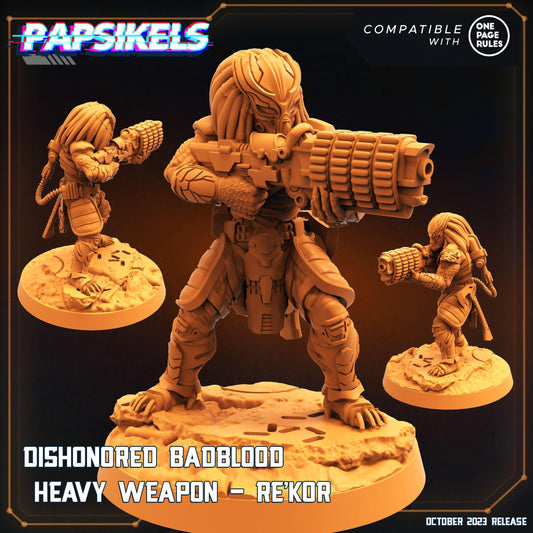 3D Printed Papsikels Rekor Dishonored Badblood Skullhunter Mastab 28mm 32mm
