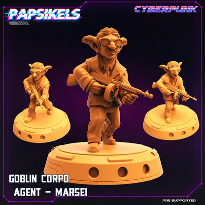 3D Printed Papsikels Sci-Fi Goblin Heist Set Corpo World  - 28mm 32mm