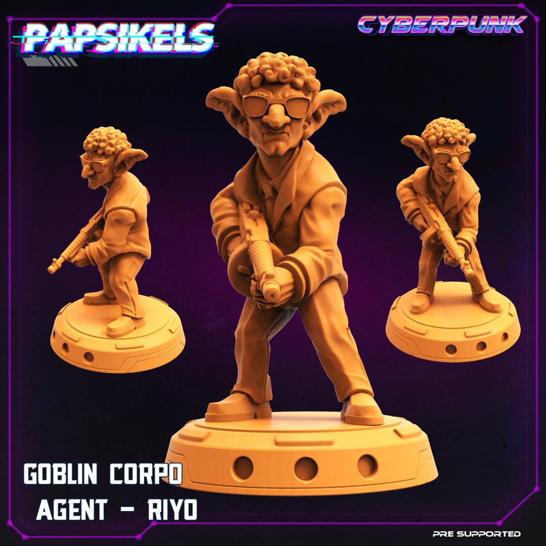 3D Printed Papsikels Sci-Fi Goblin Heist Set Corpo World  - 28mm 32mm