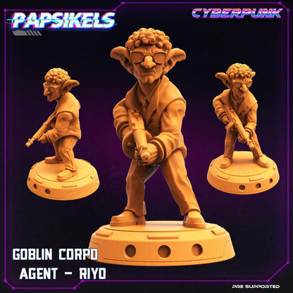 3D Printed Papsikels Sci-Fi Goblin Heist Set Corpo World  - 28mm 32mm