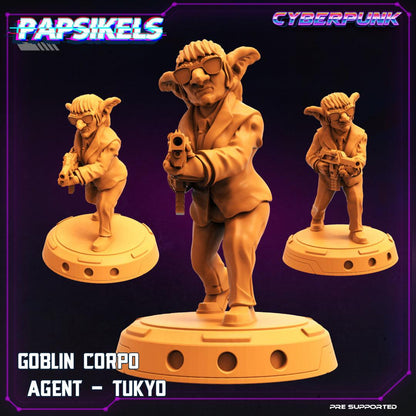 3D Printed Papsikels Sci-Fi Goblin Heist Set Corpo World  - 28mm 32mm