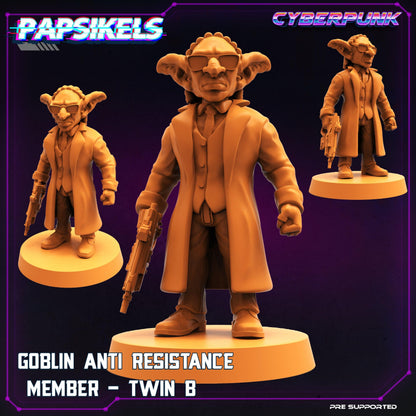 3D Printed Papsikels Sci-Fi Goblin Resistance 2 Set Virtua Corpo World  - 28mm 32mm