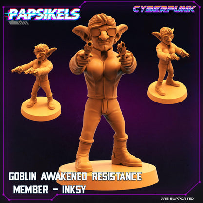 3D Printed Papsikels Sci-Fi Goblin Resistance 2 Set Virtua Corpo World  - 28mm 32mm