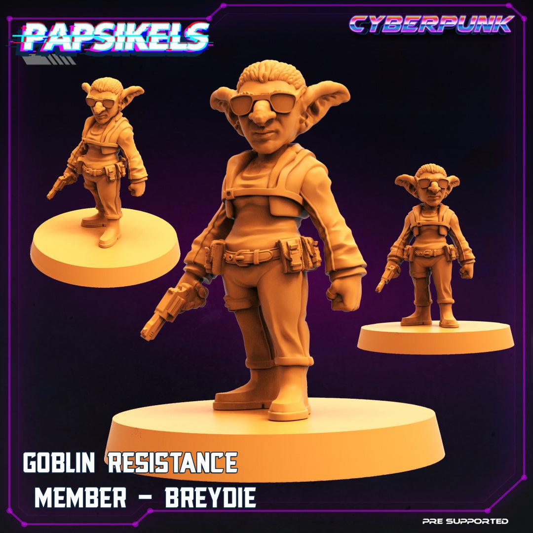 3D Printed Papsikels Sci-Fi Goblin Resistance Set Virtua Corpo World  - 28mm 32mm