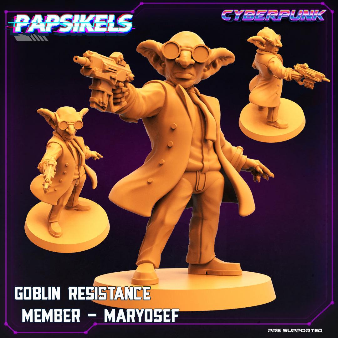 3D Printed Papsikels Sci-Fi Goblin Resistance Set Virtua Corpo World  - 28mm 32mm