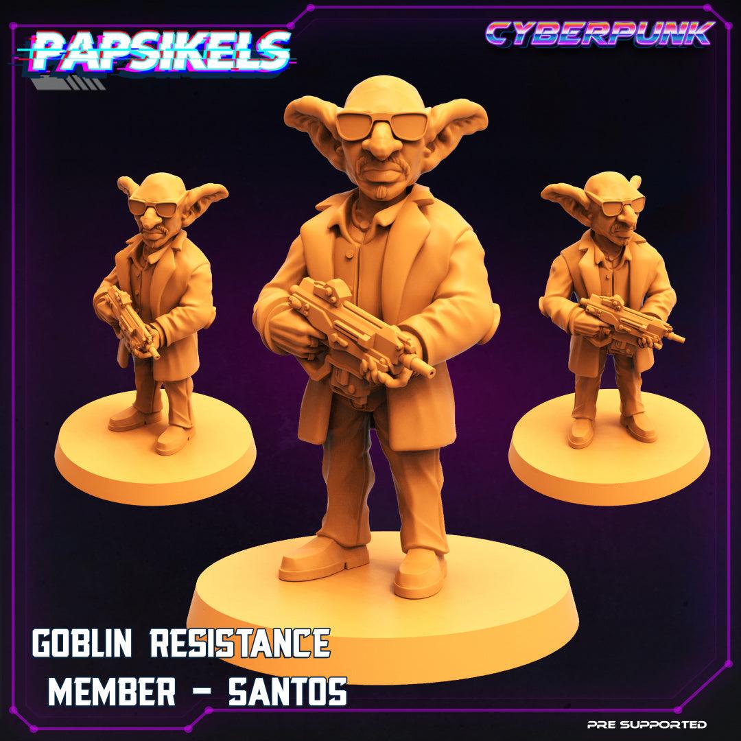 3D Printed Papsikels Sci-Fi Goblin Resistance Set Virtua Corpo World  - 28mm 32mm
