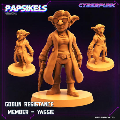 3D Printed Papsikels Sci-Fi Goblin Resistance Set Virtua Corpo World  - 28mm 32mm