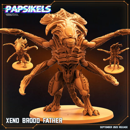 3D Printed Papsikels September 2023 - Aliens Vs Humans 6 Xeno Set 28mm 32mm